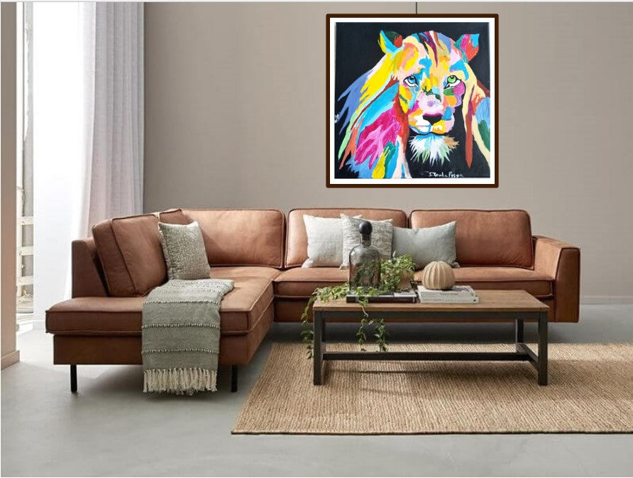 The Lion - Guhapriya 13x18 cm Art Prints