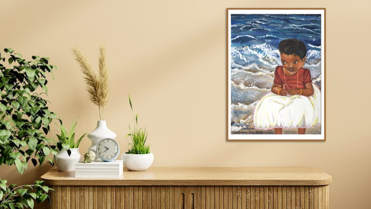 Portrait of Kayal Art Prints