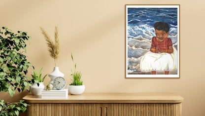 Portrait of Kayal Art Prints