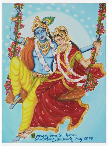 Radha Krishna Art Prints