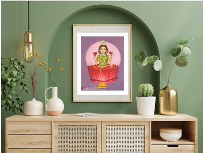 Attract Abundance with Adi Lakshmi Artprints