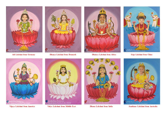 Attract abundance with Ashtalakshmi Artprints