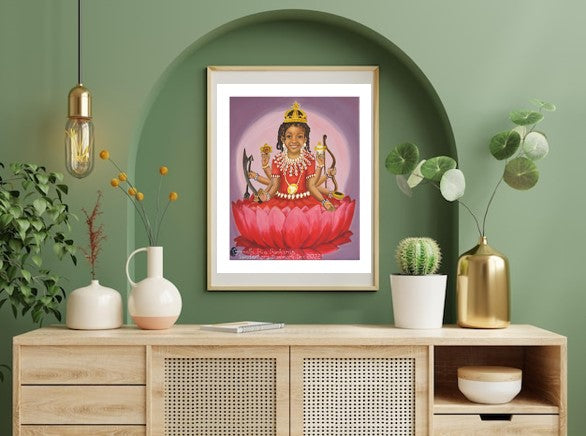 Attract Abundance with Dhairya Lakshmi Artprints