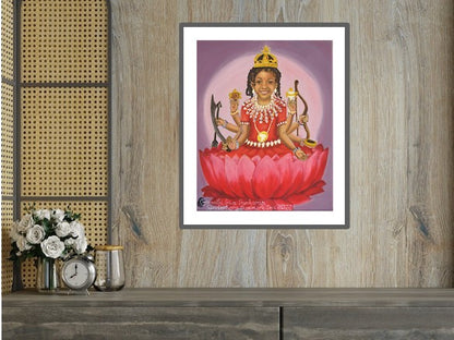 Attract Abundance with Dhairya Lakshmi Artprints