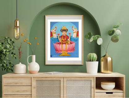 Attract Abundance with Gaja Lakshmi Artprints