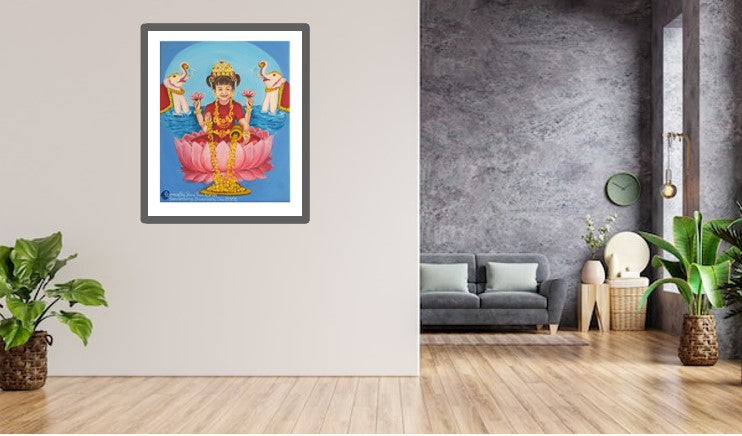 Attract Abundance with Gaja Lakshmi Artprints