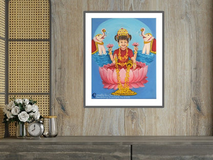 Attract Abundance with Gaja Lakshmi Artprints