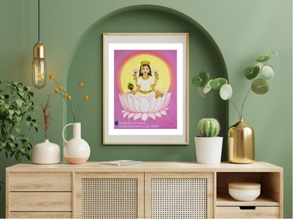 Attract Abundance with Vidya Lakshmi Artprints