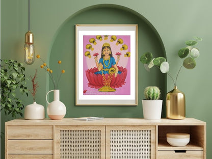 Attract Abundance with Dhana Lakshmi Artprints