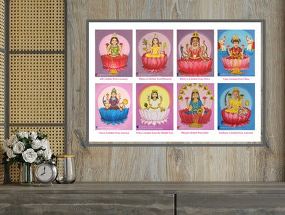 Attract abundance with Ashtalakshmi Artprints