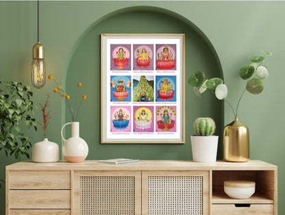 Attract abundance with Ashtalakshmi and Bilva Lakshmi Artprints