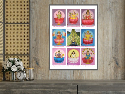 Attract abundance with Ashtalakshmi and Bilva Lakshmi Artprints