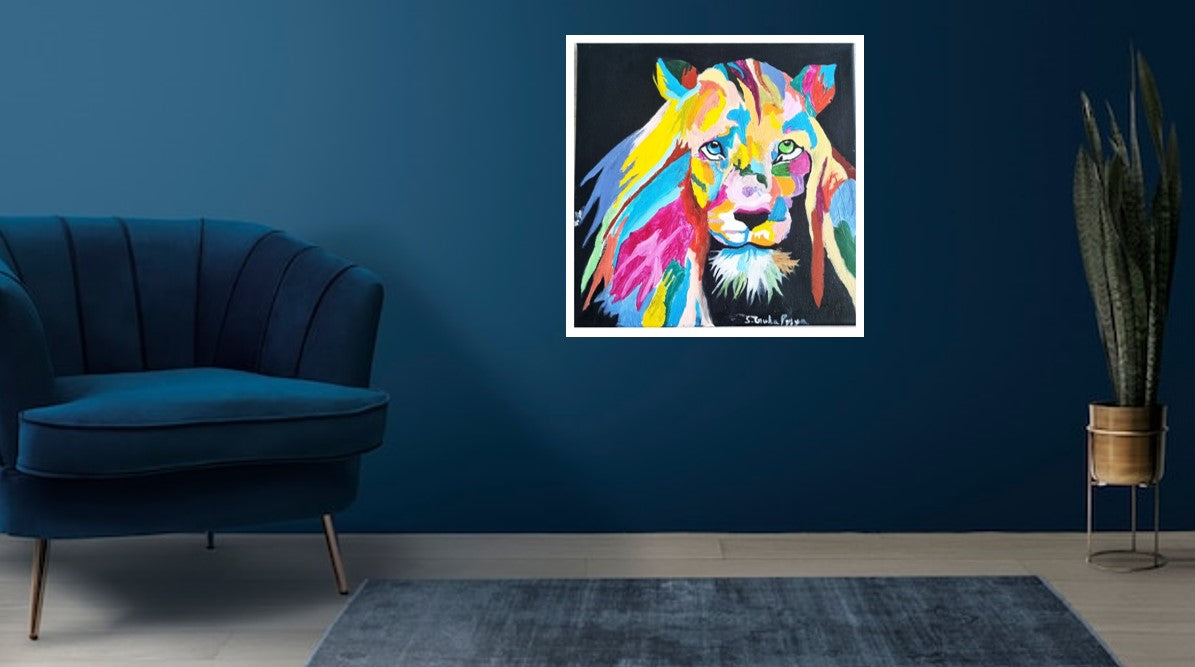 The Lion - Guhapriya 13x18 cm Art Prints